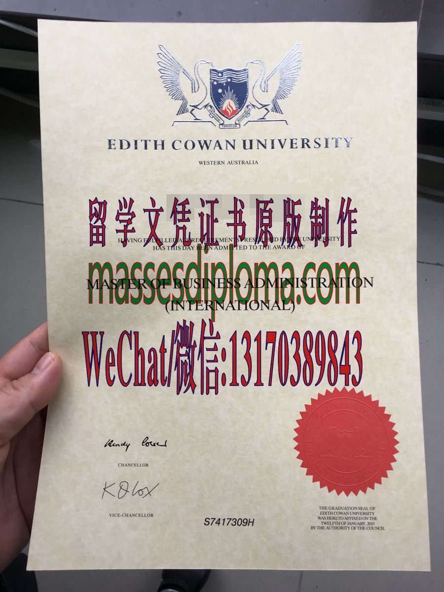 一比一原版埃迪斯科文大学毕业证