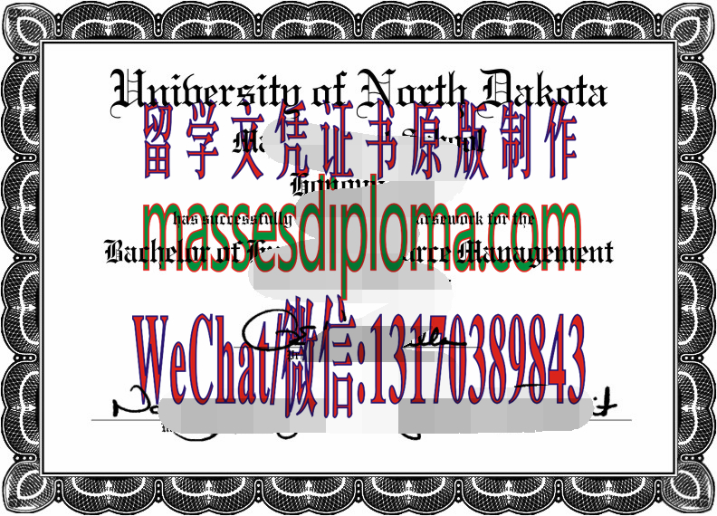 仿制北达科他大学文凭