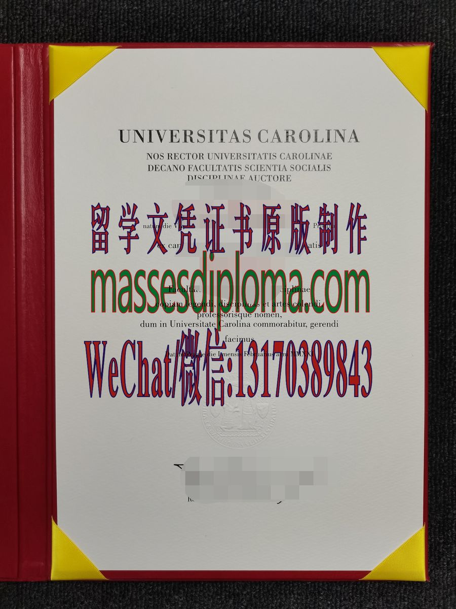 仿制卡罗莱纳大学文凭