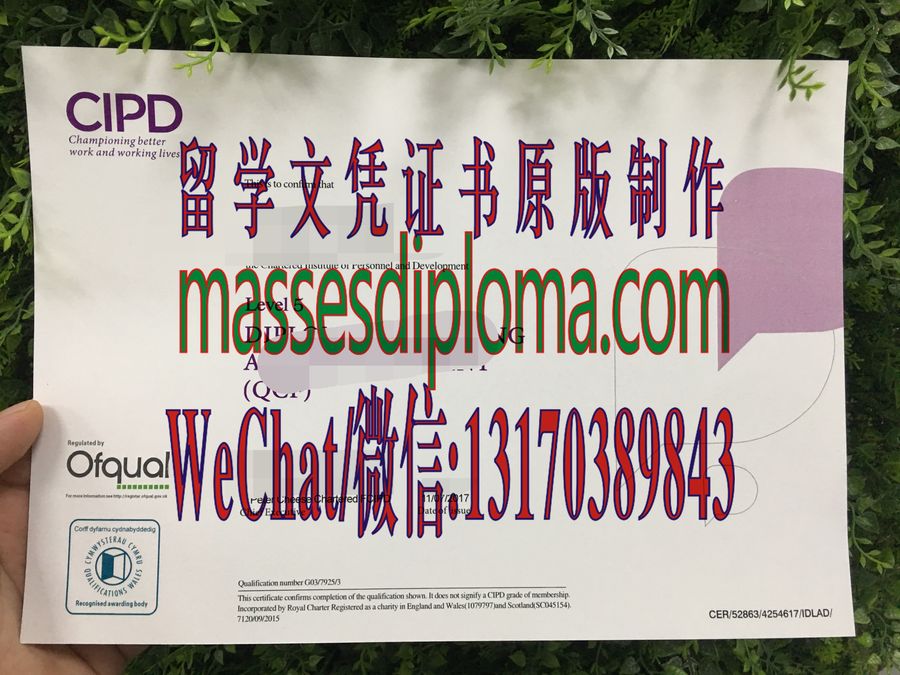 办理制作CIPD英国特许人事与发展协会文凭